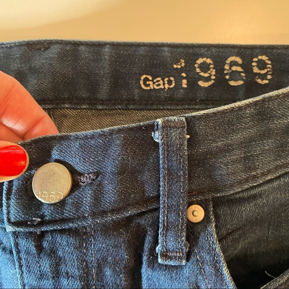 🎉HP!!🎉GAP HIGH RISE SKINNY Dark Wash Jean - Picture 6 of 10